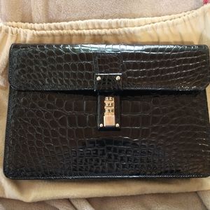 Santamaria Alligator Leather Purse with lock